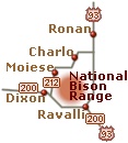 road routes to the national bison range (8935 bytes)