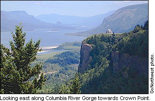 Columbia River Gorge and Crown Point