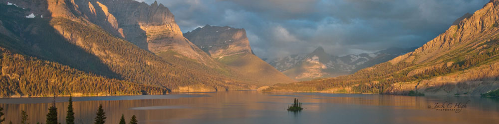 Saint Marys Lake in Glacier National Park