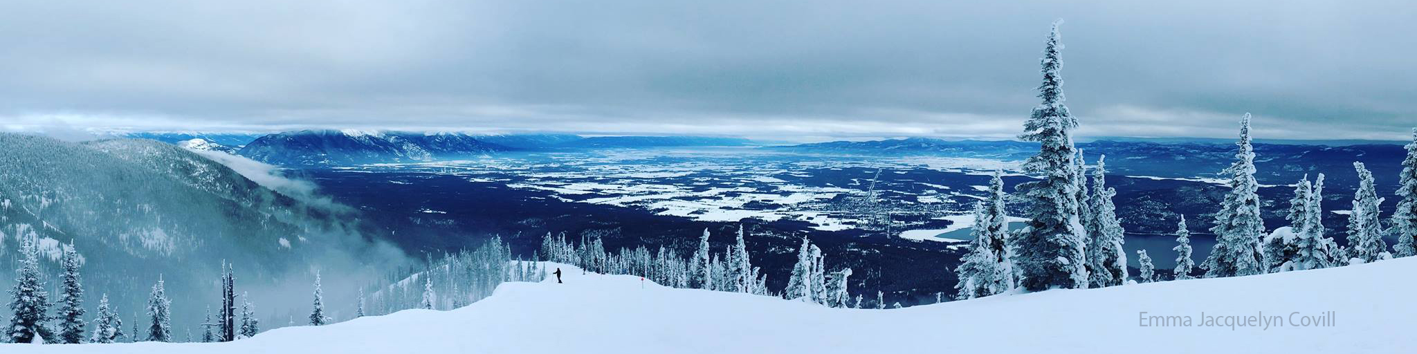 Scenic view taken from Big Mountain located in Whitefish