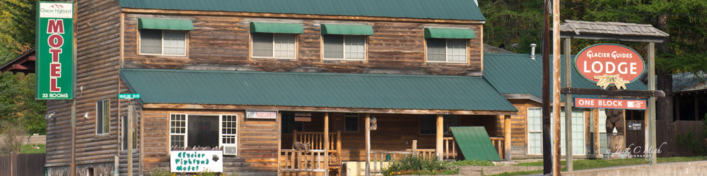 Glacier Guides Lodge is environmentally friendly located less than a mile from downtown West Glacier.