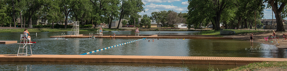 Swimming in Miles City.