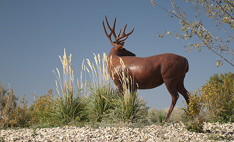 Buffalo-Elk-Statue